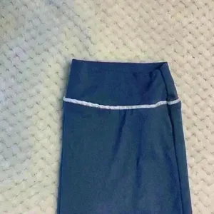 Blue Hurley sz L pajama pant comfy cozy coastal grandma drawstring bridesmaid thumbnail 4