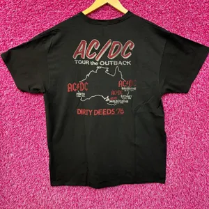 AC/DC tour of the Outback 1976 rock Tshirt size large thumbnail 3