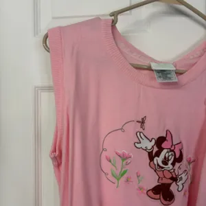 Disney Store Minnie Mouse Pink Cardigan & Shell 2 Piece Sweater Set Ladies L thumbnail 6