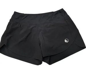 Reel Legends Womens Black Activewear Shorts With Back Zipper Pocket Size Large thumbnail 1