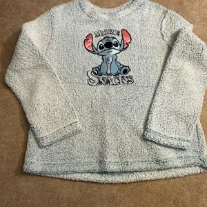 Disney Blue and Gray Stitch Pajama Set size medium thumbnail 2