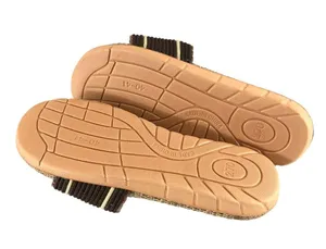 Womens Slide Sandals Lightweight Woven Brown Beige Slip On Size 40-41 US 9-10 thumbnail 4