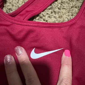 Nike Women's Pink Sports Bra thumbnail 6