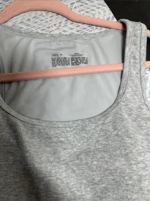 Ladies crop tank with built in bra Sz XL by Auden NWT thumbnail 2