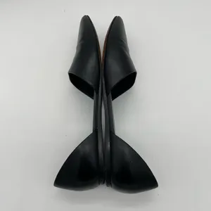 Vince Nina Leather D'Orsay Flats - Black - 11M thumbnail 9