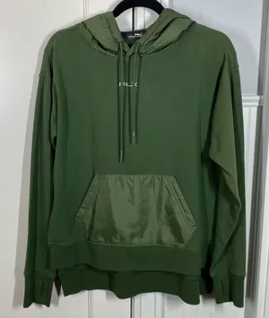 RLX RALPH LAUREN Golf Green Long-Sleeve Pullover Hoodie Small athleisure‎ casual thumbnail 1