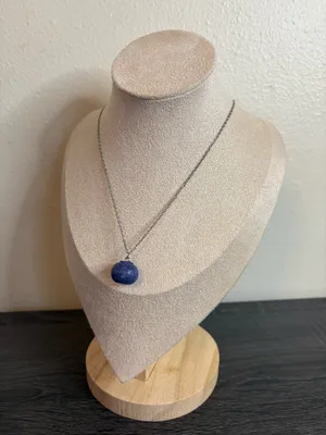 Handmade Blueberry Charm Necklace  thumbnail 4
