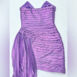 Retrofête DANIELE DRESS in dusty lilac, size XXS thumbnail 8