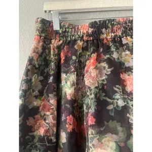 Alice + Olivia Flora Silk Smocked Mini Skirt thumbnail 6