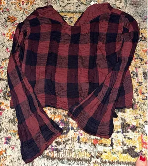 Cloth and stone flannel top thumbnail 1