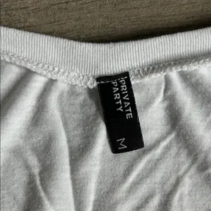 PRIVATE PARTY White Tank Top thumbnail 2