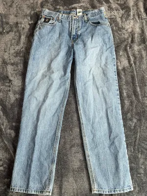 Cinch Men’s Jeans 34x32 Light Wash Straight Leg Western Cowboy Denim thumbnail 1