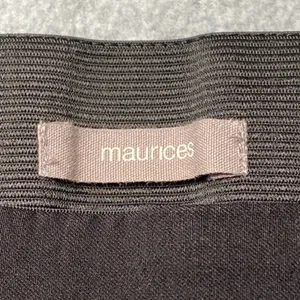 Maurices Pull On Dress Pants Women's‎ Sz M Black Slim Leg Stretch Workwear EUC thumbnail 5