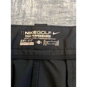 Nike Black Dri Fit Straight Leg Tour Performance Golf Pants Size 12 thumbnail 4