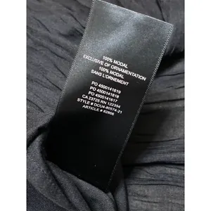 Aritzia Wilfred Black Sleeveless Ruffle Gauze Mini Swing A Line Dress Size S thumbnail 5