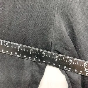 Bershka Dress Women Size Small Crewneck‎ Long Sleeve Midi Black Evening Business thumbnail 2