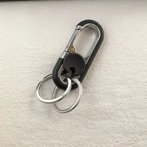 Car Keychain Carabiner Keychain for Men Women Double Key Rings thumbnail 3
