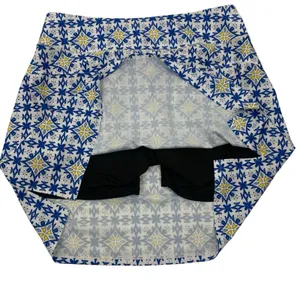 Moteepi Tennis Skirt XL Blue Pleated Athletic Preppy Retro Y2K Cute thumbnail 4