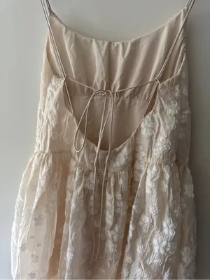 Mustard Seed NEW!‎ Ivory Floral Textured Dress thumbnail 5