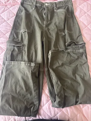 Rachel Paige Green Cargo Pants thumbnail 1