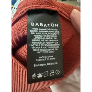 Aritzia Babaton Sculpt Knit‎ Crop Top Size XS Rust thumbnail 5