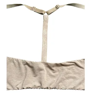 Victorias Secret Racerback Semi Demi Bra Front Closure Beige 34DD Champagne thumbnail 5