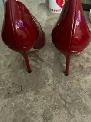 Gucci Classic Pumps High Stiletto Heels Patent Leather Dark Red EU38 B US 8B thumbnail 5