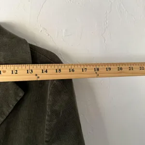 LL Bean Blazer Womens 10 Regular Brown Corduroy Stretch Classic Jacket‎ Pockets thumbnail 7