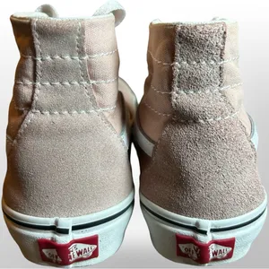 Pink & White Vans High-Top Sneakers – Women’s 6.5/ Men’s 5 thumbnail 7