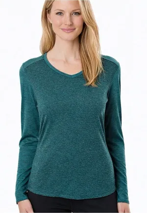 Seg’ments Women’s 100% Merino Wool Thermal Base Layer Shirt Top Longsleeve L thumbnail 1