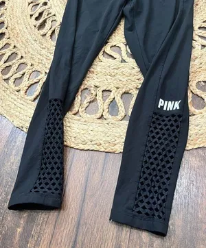 PINK - Victoria's Secret Leggings Size Med Grey Cheetah Print thumbnail 2