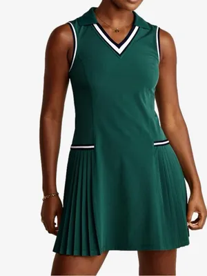 VINEYARD VINES Retro Varsity Sleeveless pleated golf /tennis Dress NEW XS thumbnail 3