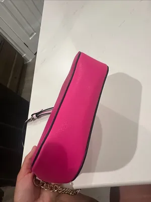 trina by Trina Turk Two Tone Pink Color Block Crossbody Purse Bag thumbnail 5