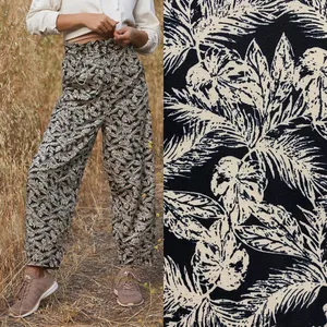 Free People Movement Point Break Printed Paperbag Waist Balloon Pants: Tropical thumbnail 4