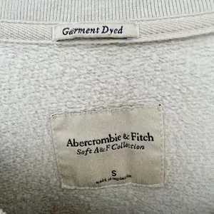 ABERCROMBIE & FITCH Soft‎ A&F Collection Garment Dyed Sweatshirt in Celery Green thumbnail 3
