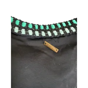 Victoria’s Secret Black Teal Crochet 2 Piece Triangle Bikini Swimsuit Set S/M thumbnail 7