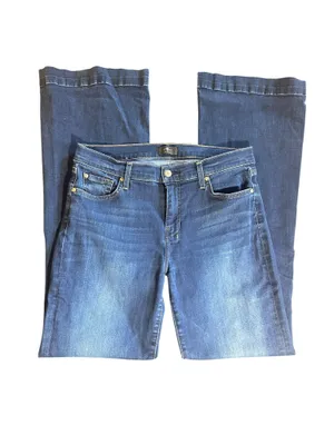 Size 31 7 for all mankind flares thumbnail 2
