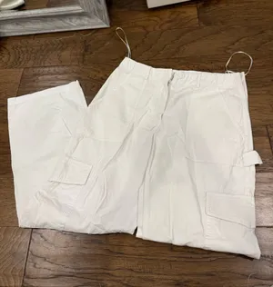 white fox cargo/lenin  pants  thumbnail 1