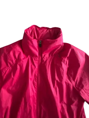 RUU Womens Pink Hoodie Windbreaker Jacket Size X Small thumbnail 5