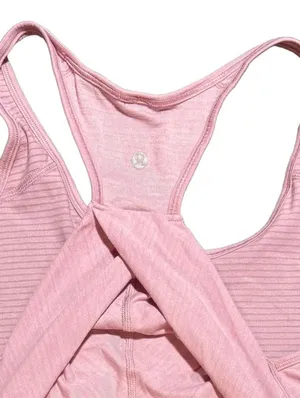 Lululemon Twist Back Tank Top Pink Size M thumbnail 2