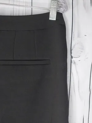 Mango MNG Black Tailored Business Casual Minimalist MobWife Dress Pants thumbnail 5