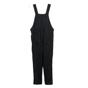 Black Pine Overalls Womens Small Cotton Dark Boho Barn Lumberjack Country Grunge thumbnail 8