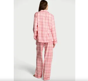Victoria's Secret Flannel Long Pajama Set thumbnail 2