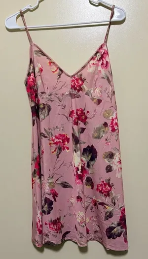 Zimmermann Blush Pink Floral Slip Dress Size 2 US Size M thumbnail 1