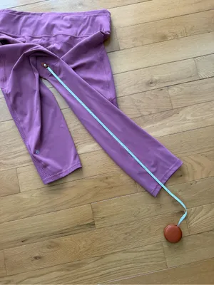 Lululemon Ready To Race Moss Rose Pink 21” Crop Leggings Size 12 thumbnail 13
