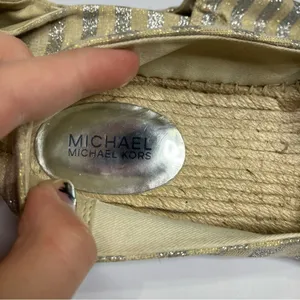Michael Michael Kors Kendrick‎ slip on espadrille shoes size 7.5 thumbnail 7