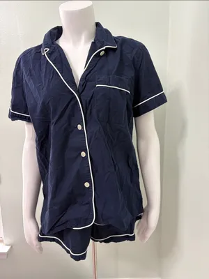 J. Crew navy shorts pajamas small thumbnail 6