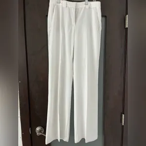 Zara Classic White Women's Trousers thumbnail 2