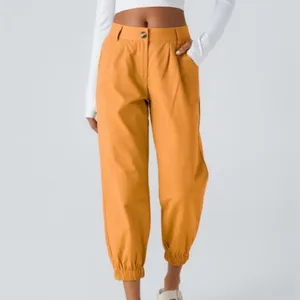 HALARA Rising Sun Orange Jogger Pants thumbnail 2