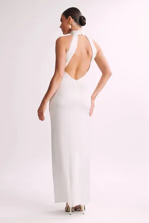 Meshk Claire satin dress thumbnail 4